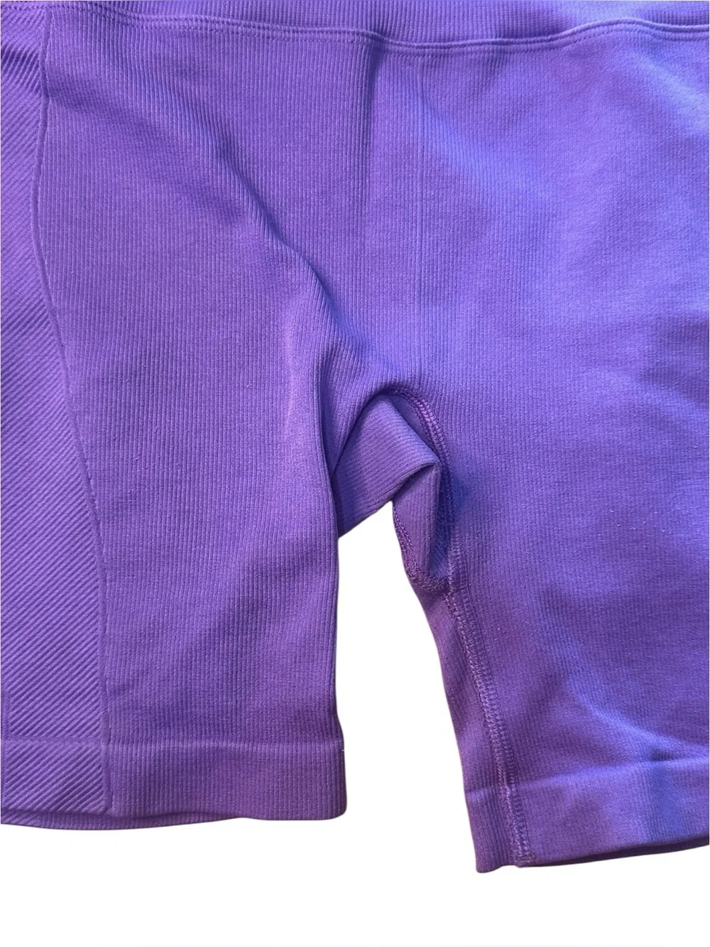 All in Motion Women’s M Purple Seamless High Rise Biker Shorts Yoga Workout